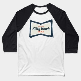 Kitty Hawk, NC Summertime Vacationing Bowtie Sign Baseball T-Shirt